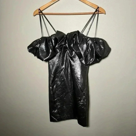 NWOT ZARA SHORT FULL DRESS XS *statement  dress - Picture 7 of 8